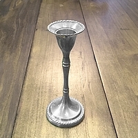 5" Silver Candle Stick Holder