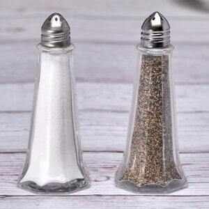 Salt and Pepper Shakers - Stainless Top (filled)