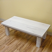 2' x 4' Coffee Table - White Wash