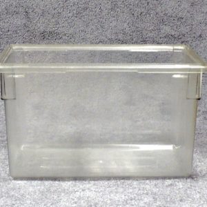 22 gal. Clear Lucite Storage / Ice Cream Tub