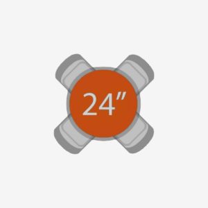 24" Round Cocktail Table / 30" Height (Sit Down)