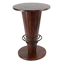 28" Round Wood Bar Table (40" tall)