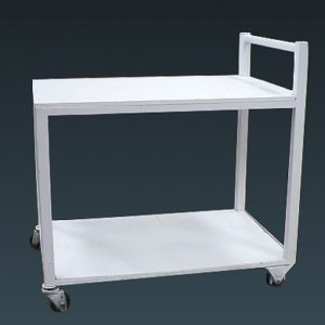 2'x 3' Utility Cart White Metal