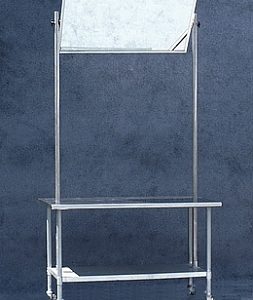 30 x 60 inch Stainless Table w/ Demo Mirror