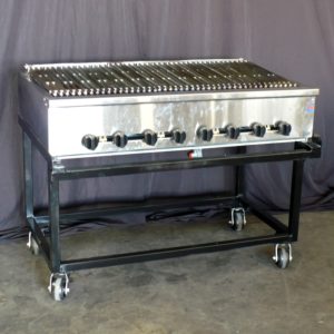 4' Char Broiler BBQ - 8 burner