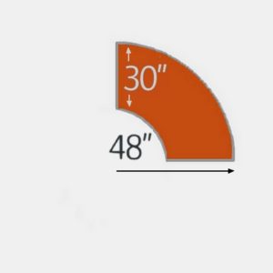 4' Serpentine Table - Small