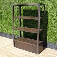 4' Tuscan Back Bar Shelf Unit