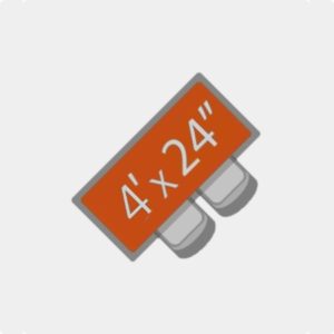 4' x 24" Conference Table (seats 2)