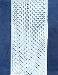 4' x 8' White Trellis with Velon Backing