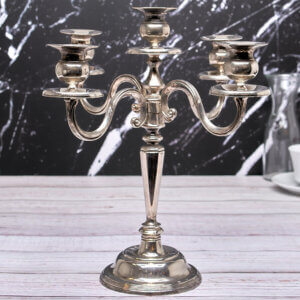 5 Branch Silver Candelabrum