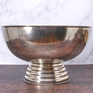 5 Gallon Plain Silver Punch Bowl