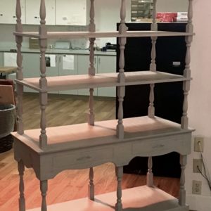 53" x 74" Weathered Grey Garden Shelf Unit