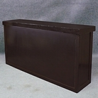 8' Dark Wood Tuscany Folding Bar