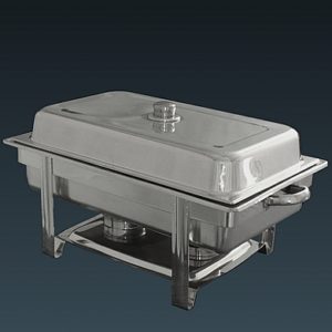 8 quart Plain Design Silver Chafer