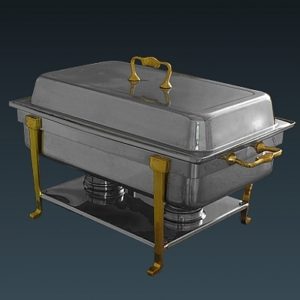 8 quart Stainless with Brass Accents