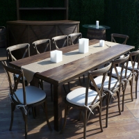 8' x 42" Vintage Vineyard Table