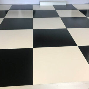 Black & White Checkered Dance Floor
