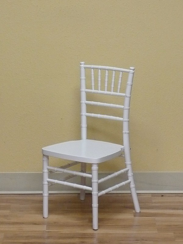 Children’s White Chiavari Chair LA Party Rents