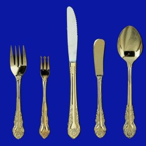 Gold Plated Flatware