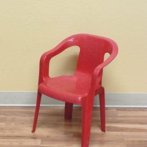 Plastic Children's Chair - Red (low stock)