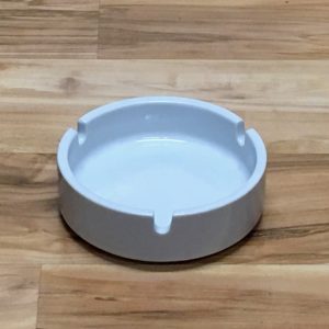 White Porcelain Ashtray