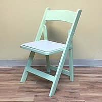 South Beach Folding Chair - Lime w/ White Seat