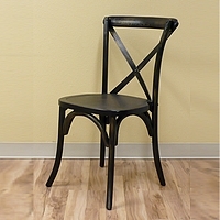 Vintage Vineyard Chair - Black