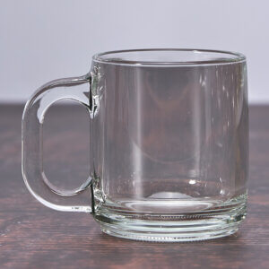 10 oz. Glass Coffee Mug