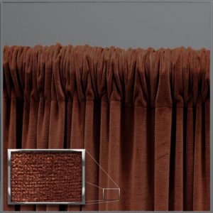 10' tall Espresso Velour Pipe & Drape