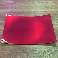 14" x 10" Red Lacquer Tray (decorative only)