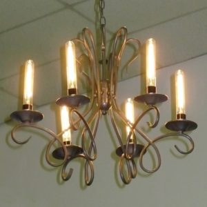 24" Edison Chandelier