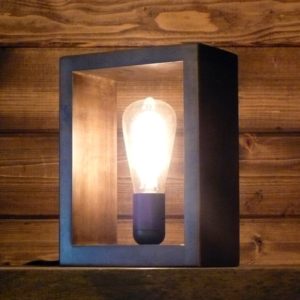 7 ½" Shadow Box Edison Lamp