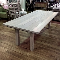 8' x 42" Weathered Grey Table