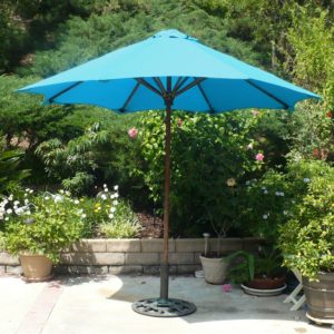 9 1/2' Market Umbrella - Aqua