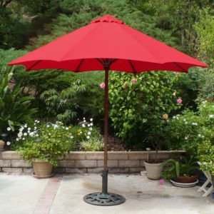 9 1/2' Market Umbrella - Cardinal Red