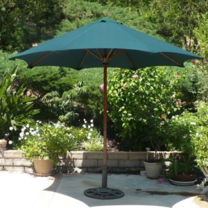 9 1/2' Market Umbrella - Hunter Green