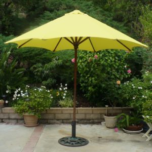 9 1/2' Market Umbrella - Lemon Yellow