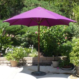 9 1/2' Market Umbrella - Plum