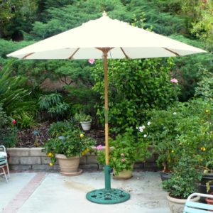 9' Market Umbrella - Natural Off White