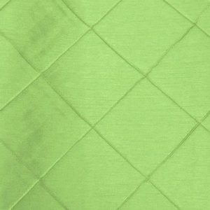 Apple Green Silk Pintuck Linens