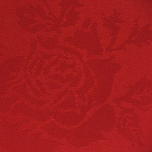 Cardinal Red Vintage Rose Linens