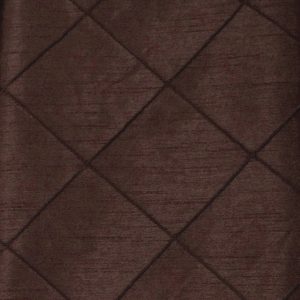 Chocolate Brown Silk Pintuck Linens