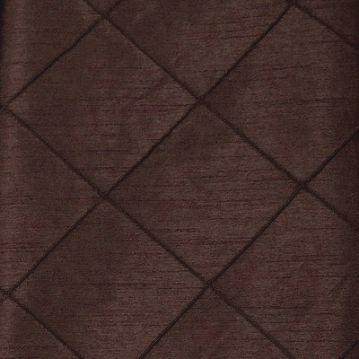 Chocolate Brown Silk Pintuck Linens