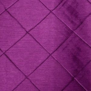 Fuchsia Silk Pintuck Linens