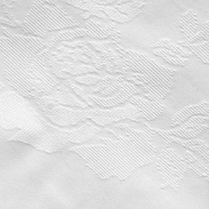 White Vintage Rose Linens