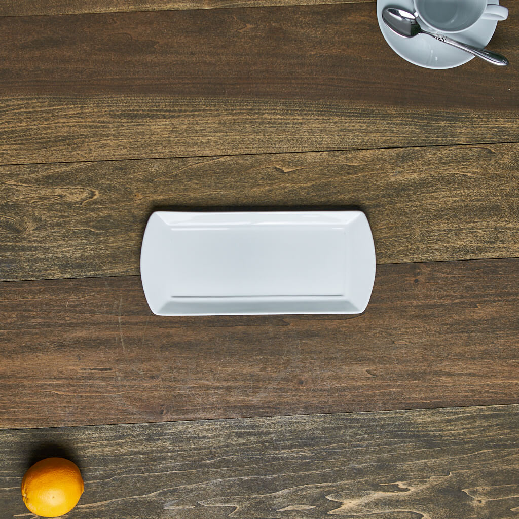 Rectangle White China Platters - Image 2