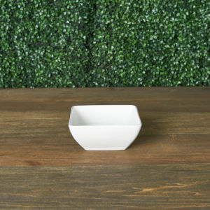 7" Square White China Bowl (24 oz.)
