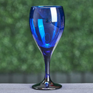 12 oz. Cobalt Blue Teardrop Goblet