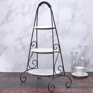 3 Tiered Round Plate Stand