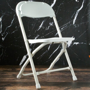 Children's Folding Chair, White